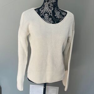 Ellen Tracy NEW Cotton Knit Sweater Long-sleeve Small
